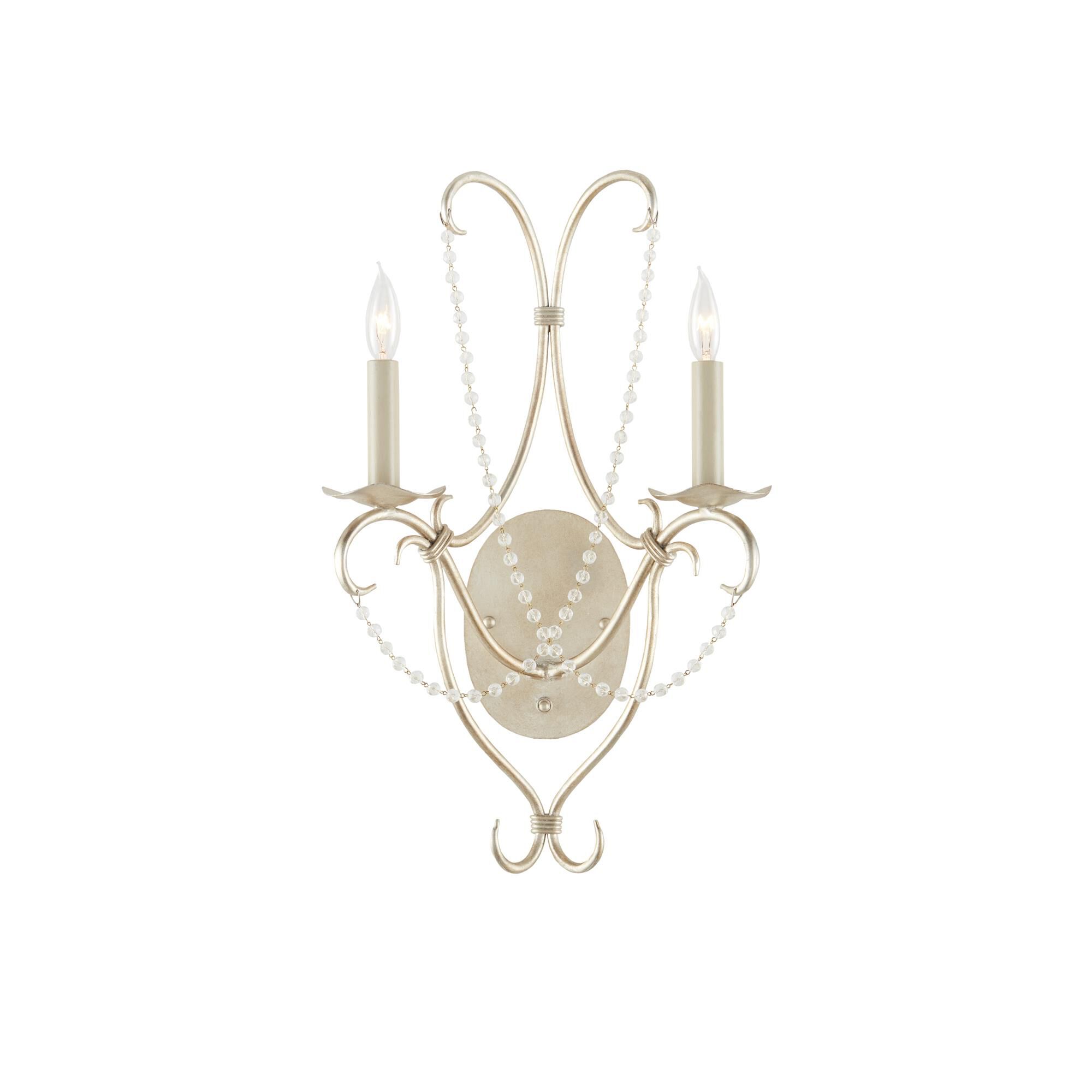 Crystal Lights 22 Inch Wall Sconce,